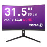 TERRA LCD LED 3285W HA black CURVED USB-C HDMI DP