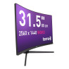TERRA LCD LED 3285W HA black CURVED USB-C HDMI DP