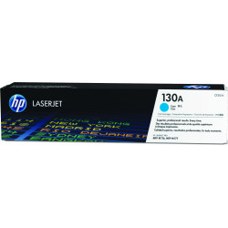 HP Cartouche de toner cyan d'origine LaserJet 130A