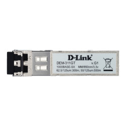 D-Link DEM-311GT module émetteur-récepteur de réseau Fibre optique 1000 Mbit s SFP 850 nm