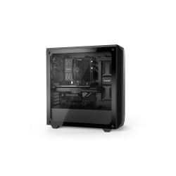 be quiet! Pure Base 500 noir | Boîtier PC vitré, Mini ATX   Micro ATX   ATX, 2 ventilateurs Pure Wings 2 140 mm