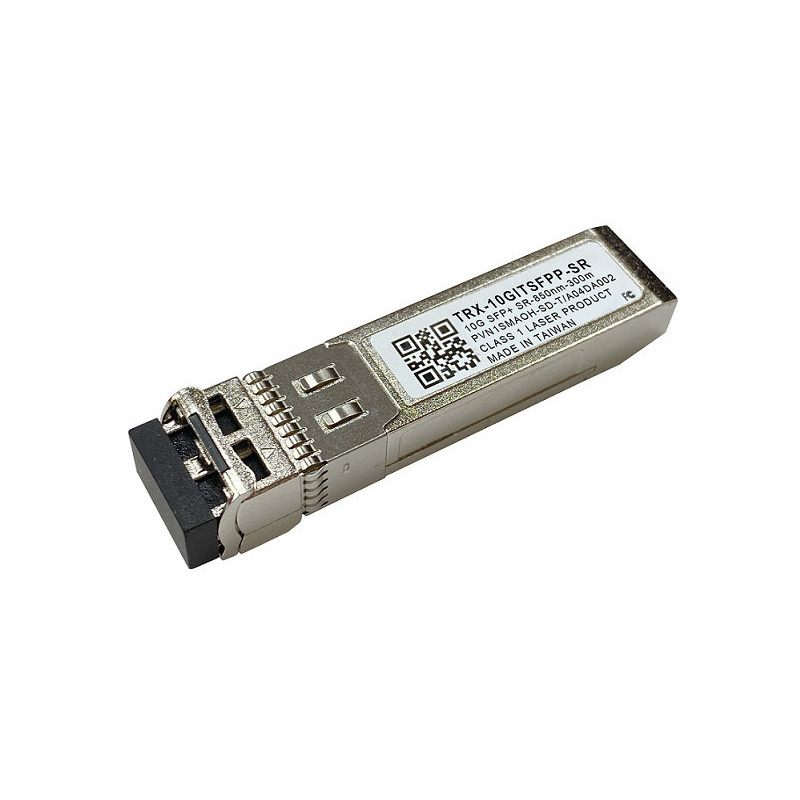 QNAP TRX-10GITSFPP-SR module émetteur-récepteur de réseau Fibre optique 10000 Mbit s SFP+ 850 nm QNAP TRX-10GITSFPP-SR module émetteur-récepteur de réseau Fibre optique 10000 Mbit s SFP+ 850 nm