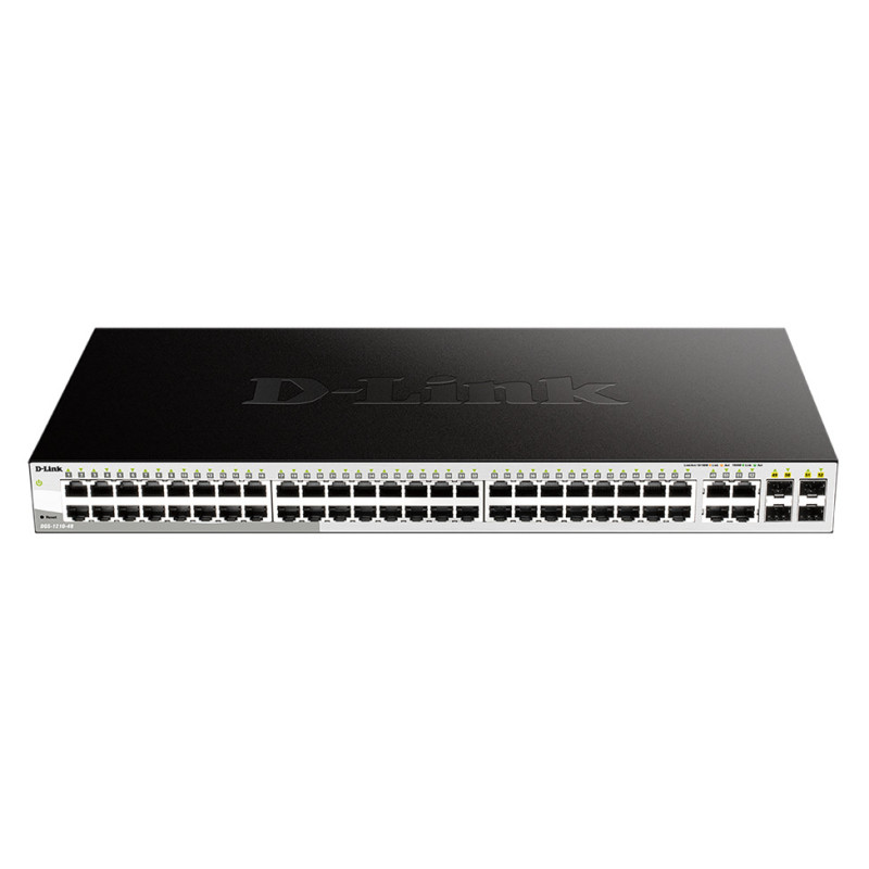 D-Link DGS-1210-48 commutateur réseau Géré L2 Gigabit Ethernet (10 100 1000) 1U Noir