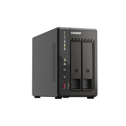 QNAP TS-253E NAS Tower Intel® Celeron® J6412 8 Go 0 To QNAP QTS Noir
