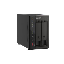 QNAP TS-253E NAS Tower Intel® Celeron® J6412 8 Go 0 To QNAP QTS Noir