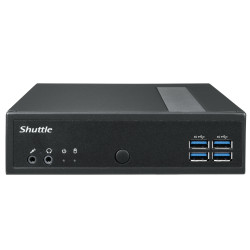 Shuttle XPC slim Barebone DL30N, Intel N100, 1x DDR5, 2x LAN (2x 2.5Gbit), 2xCOM,1xHDMI,1xDP, 1x VGA, fanless, fonctionnement