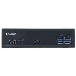 Shuttle XPC slim Barebone DL30N, Intel N100, 1x DDR5, 2x LAN (2x 2.5Gbit), 2xCOM,1xHDMI,1xDP, 1x VGA, fanless, fonctionnement